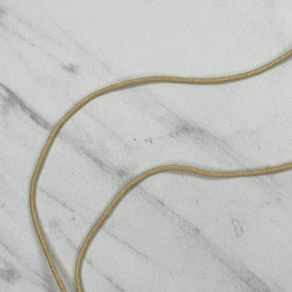 Wood Beaded Tie Belt Brown Cream Boho Statement Belt Medium (M) ✨ - Picture 14 of 14